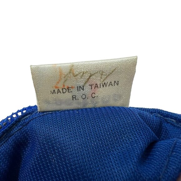 K-Mart Vintage Snapback Trucker Hat Cap Retro 80's Dad Rare Mesh Logo Blue Foam - Picture 9 of 11